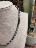 5mm Saucer Beaded Navajo Necklace
