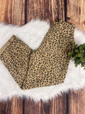 Risen H/R Crop Leopard Barrel Jeans