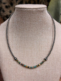 16” Navajo/Disc Stone Necklace