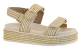 Corky's Go For It Sandals-Sand Raffia