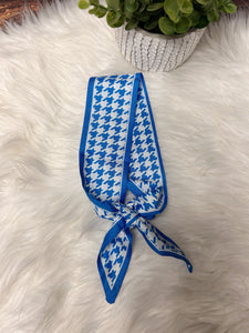 Blue Patterned Twilly