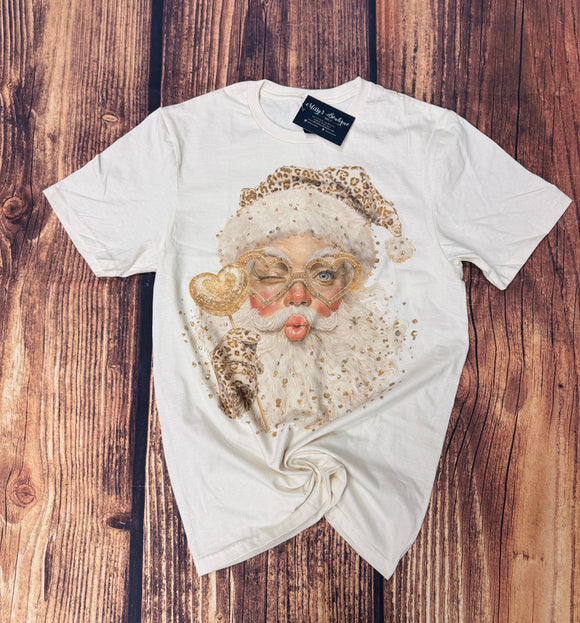 Cheetah Santa T-Shirt