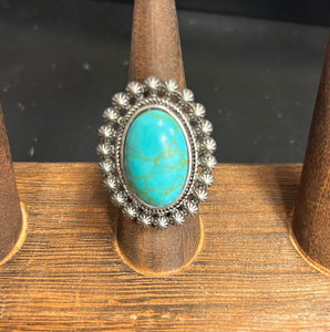 Turquoise Stretch RIng