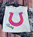 Lucky Horseshoe Tee