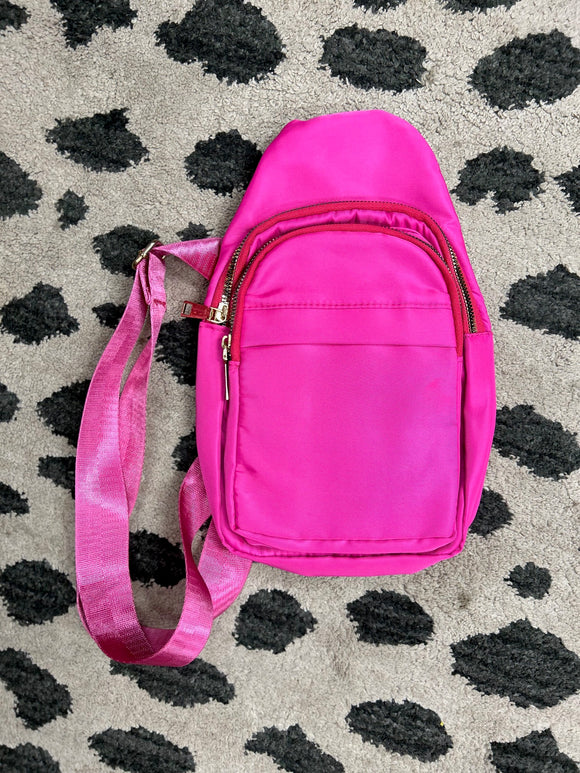 Hot Pink Sling Bag
