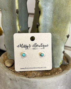 Mia Mini Turquoise Stud