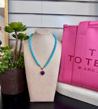 Bead Necklaces with Heart