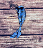 Blue and Brown Wildrags