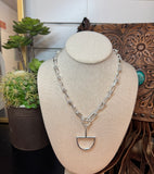 Horse Bit Necklace With Earrings