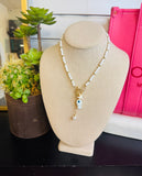 Seed Bead Necklace with Charms