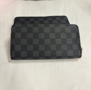 Keaton Checkered Wallet