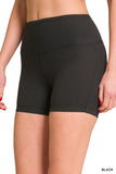 Wide Waistband Biker shorts