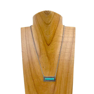 Turquoise bar Necklace