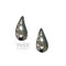 Medium Tear Drop Earrings- SIlver