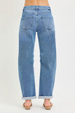 Kaice Slouchy Barrel Textured Jeans
