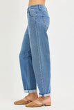 Kaice Slouchy Barrel Textured Jeans