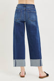 Jenna Slouchy Crop Barrel Cuffed Jeans