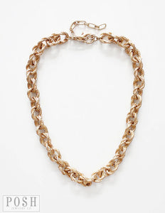 Chunky Braided Chain Necklace