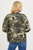 Hadleigh Oversized Camo Jacket