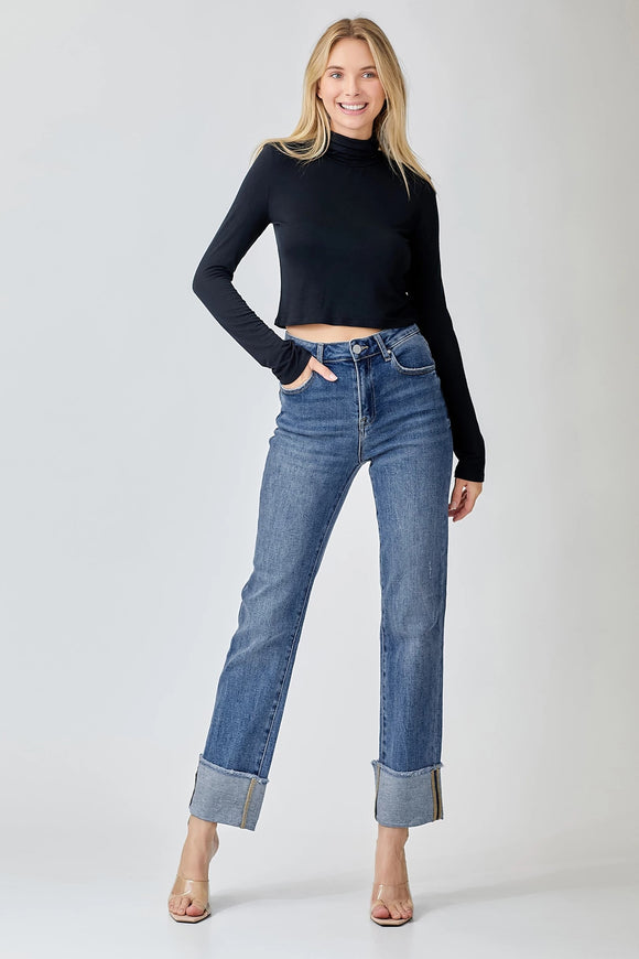 Risen Kirsten HR Cuffed Jeans