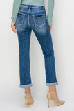 Risen Arabella High Rise Straight Jeans