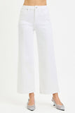 Risen Shelby White Tummy Control Wide Pants