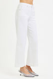 Risen Shelby White Tummy Control Wide Pants