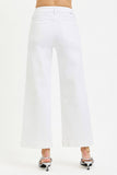 Risen Shelby White Tummy Control Wide Pants