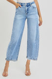 Raegan Risen Barrel Cuffed Jeans