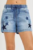 Risen Star Patched Shorts