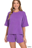 Rib Short Set