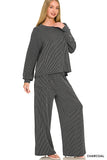 Melinda Ribbed Pant Set