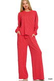 Melinda Ribbed Pant Set