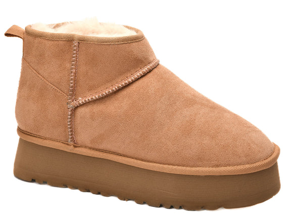 Corky's Tobacco Faux Suede