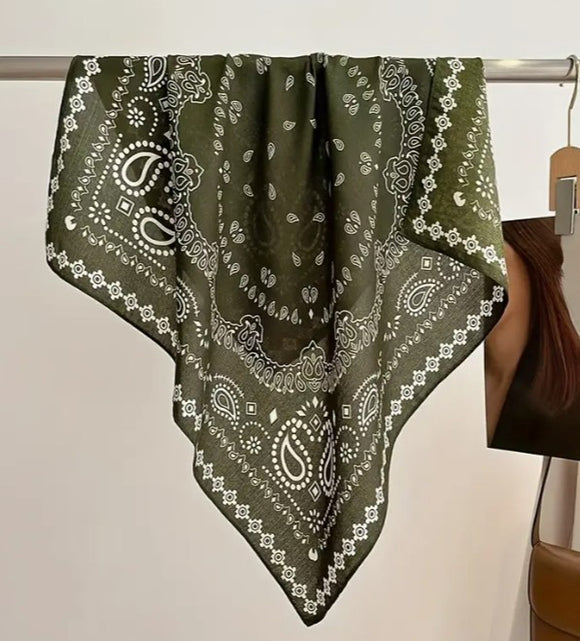 Bandana Wild Rag- Green