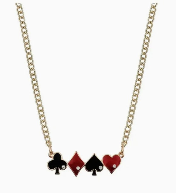 Card Symbol Necklace