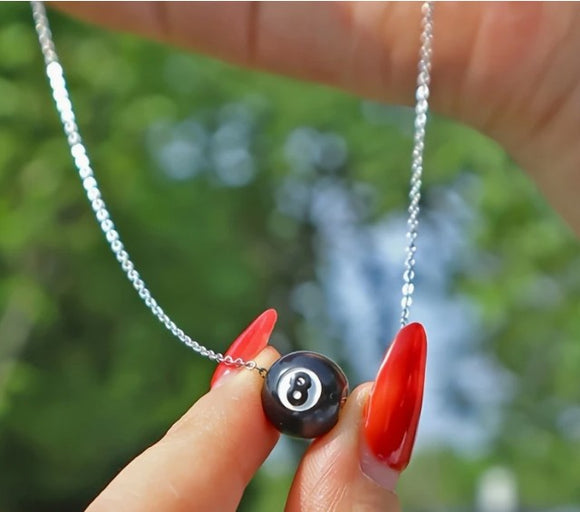 Eight Ball Necklace