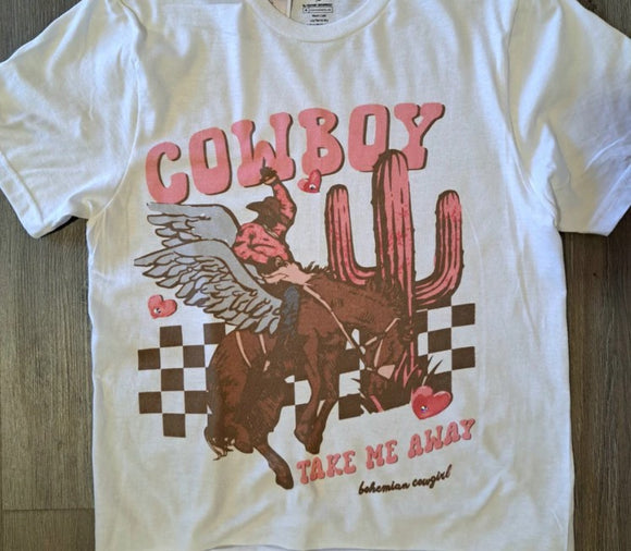 Cowboy Take Me Away Tee