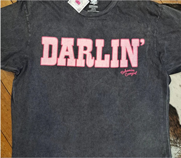 Darlin Block Letter Tee