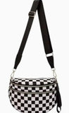 Zuri Nylon Checkered Bag