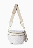 Zuri Nylon Checkered Bag