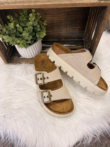 Corky's Rumor Has It Sandal-Natural