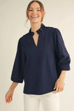 Izzy 3/4 Sleeves Top