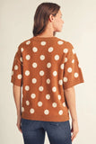 Jodi Polka Dot Knit Top