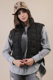 Kenna Solid Color Puffer Vest