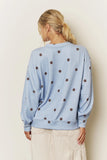 Priscilla Polka Dot Top