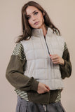 Kenna Solid Color Puffer Vest
