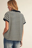 Josslynn Stripe Textured top