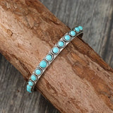 Western Style Turquoise Cuff Bracelet,