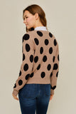 Aubrie Polka dot Cardigan
